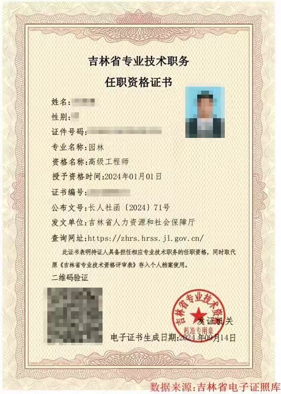 高级工程师职称案例